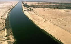 in Oct., 1973, Egyptian troops crossed the canal and attacked Israeli forces on the east bank